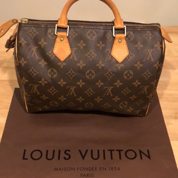 Louis Vuitton Speedy Handbag Monogram canvas brown color very good condition - Picture 4 of 16